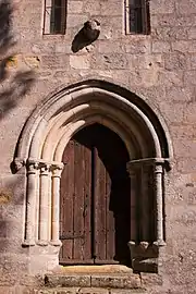 Entrée de la chapelle Saint-Blaise.