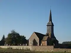 L'église Saint-Pierre à Houlbec.