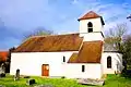 Église templière Bessey en Chaumes porte sud et lieu de sépulture