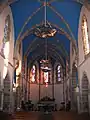 L'église Notre-Dame de Trézien : vue intérieure.