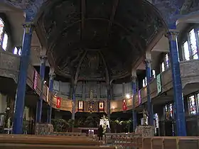 Photographie de l'intérieur de l'église Notre-Dame-des-Malades.