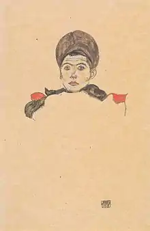 Egon Schiele, Prisonnier russe, 1915.