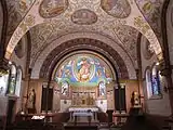 Intérieur de la chapelle Saint-Léon.