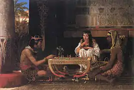 Les Joueurs d'échecs égyptiens, 1865