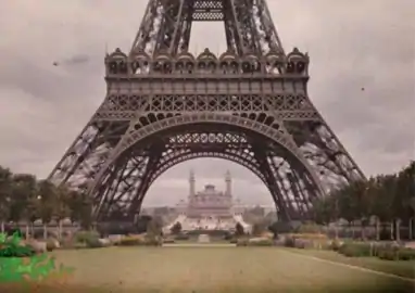 La tour Eiffel et le Trocadéro (1912).