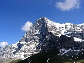 La face nord de l'Eiger, Alpes bernoises