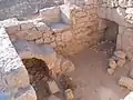 Ruine d'installation humaine à Ein Avdat.