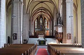 Lustre gothique de la cathédrale d'Einbeck, en Basse-Saxe (1420).