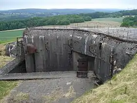 Entrée de l'ouvrage monobloc de l'Einseling.