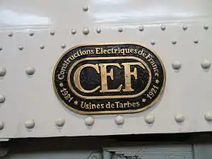 Plaque des CEF.