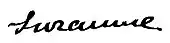 signature de Suzanne Eisendieck
