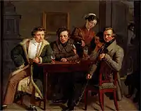 Jakob Friedrich Eisenlohr und Freunde (autour de 1829), Staatliche Kunsthalle Karlsruhe.