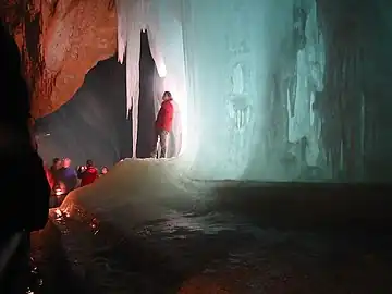 Grotte glacée d'Eisriesenwelt,Salzbourg, Autriche.