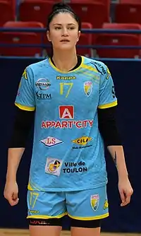 Ekaterina Vetkova avec Toulon en 2017