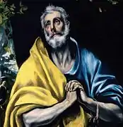 Les Larmes de saint Pierre (en), vers 1587-1596, par El Greco