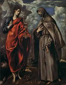 Saint Jean et Saint François, par Le Greco
