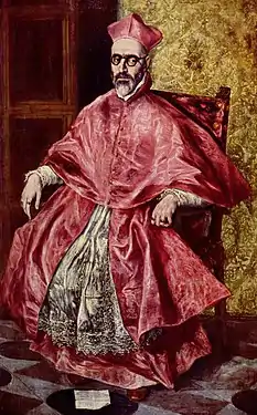 Cardinal Fernando Niño de Guevara (1600-1601) par El Greco. New York, Metropolitan museum of art.