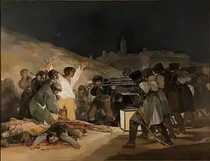 Tres de Mayo (Goya) (restauration terminée : visible depuis le 11 avril 2008).