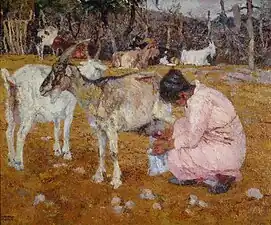 El corral de las cabras, 1926, Musée national des Beaux-Arts de Buenos Aires