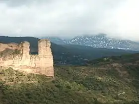 Vue de la Peña Falconera.