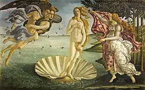 La Naissance de Vénus de Sandro Botticelli.