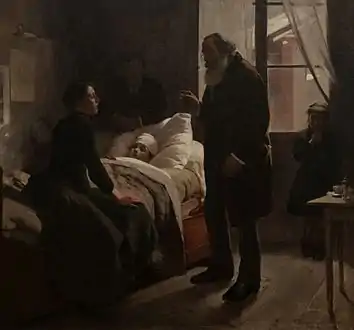El niño enfermo, 1886.