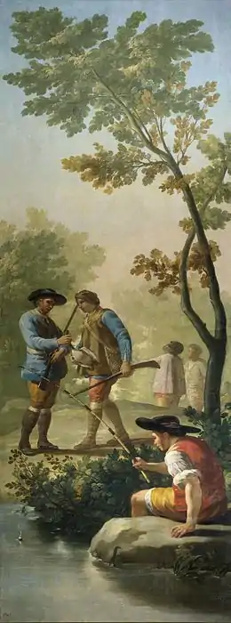 El pescador de caña, de  Francisco de Goya (1775).
