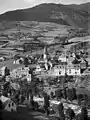 Le village et la Garonne en 1907