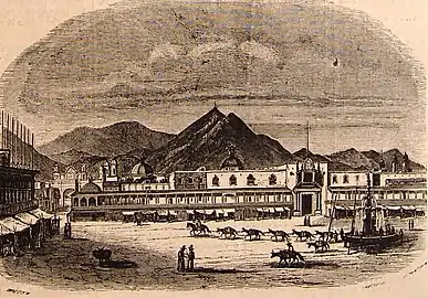 La Plaza Mayor de Lima, El Viajero Ilustrado, 1878