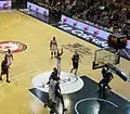 Match de Pro A en 2016 entre l'Élan Chalon et Antibes