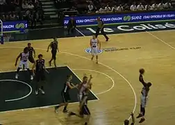 Match de FIBA Europe Cup 2015-2016 entre l'Élan Chalon et Den Bosch.