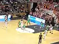 Match de Pro A en 2018 entre l'Élan Chalon et Pau-Lacq-Orthez