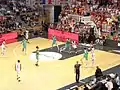 Match de Pro A en 2018 entre l'Élan Chalon et Pau-Lacq-Orthez