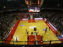 Match de Pro A en 2015 entre l'Élan Chalon et Rouen