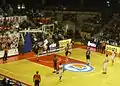 Match d'Euroligue entre l'Élan Chalon et Sienne (en 2012)