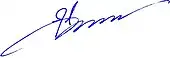 signature d'Elbay Gasimzade