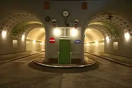 Galeries du tunnel.