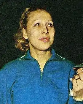 Elena Novikova-Belova en 1974.