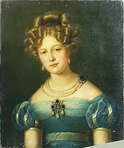 Portrait de Charlotte de Wurtemberg (1824), Saint-Pétersbourg, musée de l’Ermitage.