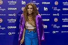 Photo d'Eleni Foureira, deuxième du Concours 2018 et invitée pour l'entracte de l'Eurovision 2019.