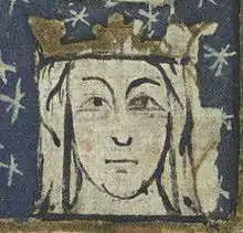 Portrait imaginaire d'Éléonore de Castille.