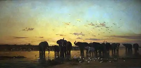 Éléphants d’Afrique (Salon de 1867), Paris, musée d'Orsay.