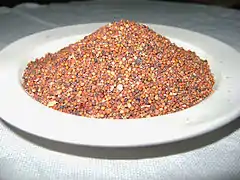 Graines de millet rouge (éleusine), Burundi