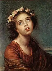 Portrait de Julie Le Brun (1792), galerie nationale de Parme.