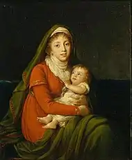 Élisabeth Vigée-Lebrun, Portrait de Sophia Stroganova (1795)