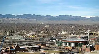 Elitch Gardens depuis Denver.