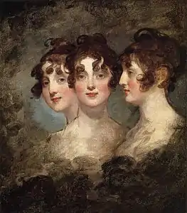 Triple portrait d'Elizabeth Patterson (1804), New York, Metropolitan Museum of Art.