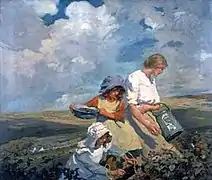 Blackberry Gathering, 1912, huile sur toile