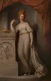 Angelica Kauffmann, portrait d'Élizabeth Hartley (1774).