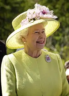 Élisabeth II, reine du Royaume-Uni.